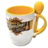 Taza Harry Potter, Hufflepuff - Amarilla Con Cuchara