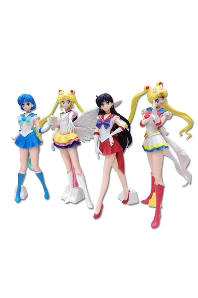 Set Figuras Sailor Moon x 4
