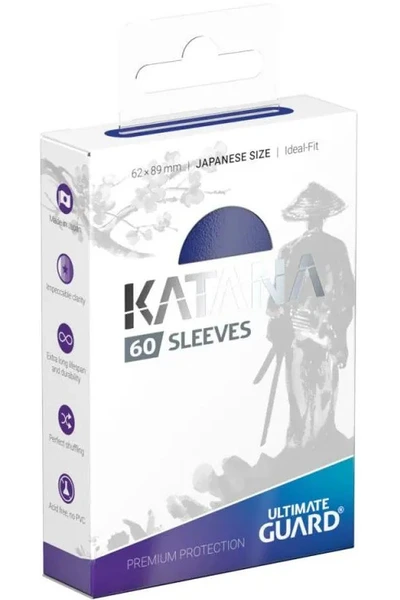 Protectores Katana Tam. Japonés - Ultimate Guard - Blue - 60 Unid