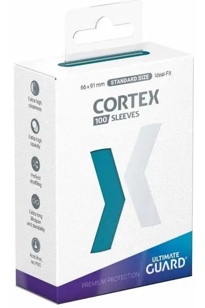 Protectores Cortex Sleeves Standard - Ultimate Guard - 100 Unid - Petrol Matte