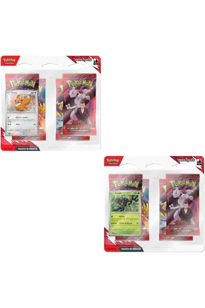 Pokemon TCG: Destined Rivals Blister 4 Booster - (PT)