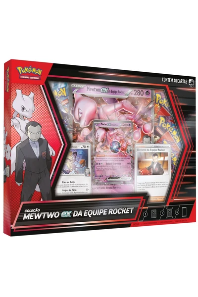 Pokémon TCG - Team Rocket’s Mewtwo ex Box (Pt)