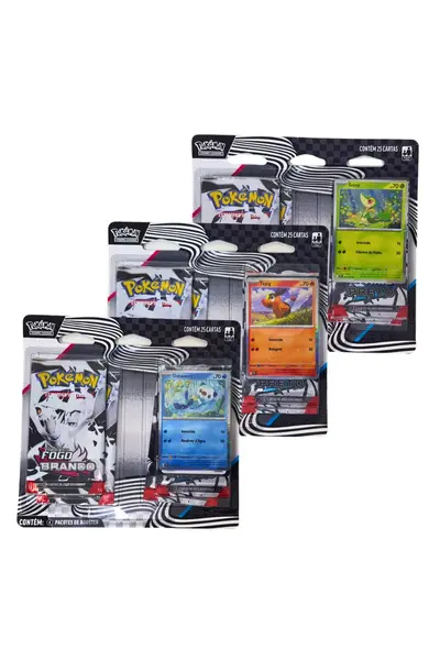 Pokemon TCG: Black Bolt & White Flare Blister 4 Booster – (PT)