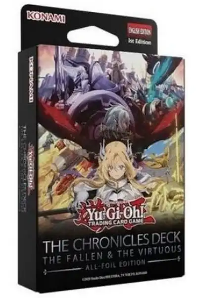 Yu‑Gi‑Oh! TCG – THE CHRONICLES DECK: The Fallen & The Virtuous (All-Foil Edition) (esp)