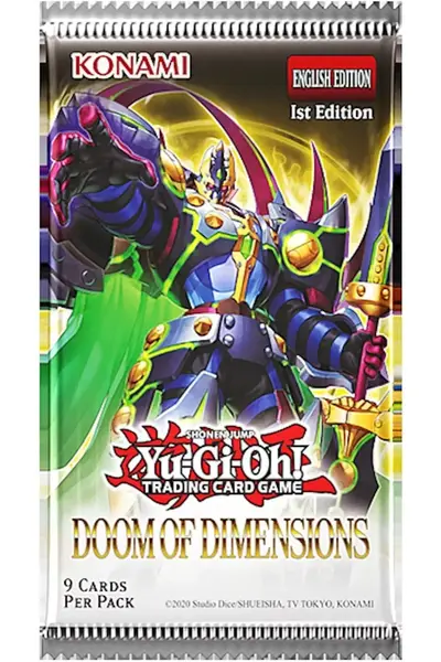 Booster Yu-Gi-OH - "Doom of Dimensions" (Ing)