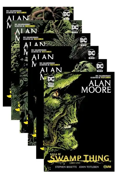 Pack Saga de Swamp Thing de Alan Moore, Volumenes del 01 al 06 - Colección Completa