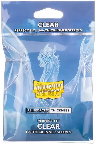 Protectores Reinforced - Perfect Fit - Dragon Shield - Clear - 100 Unid