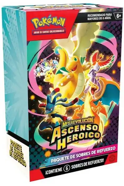Pokemon TCG: Ascenso Heroico - Ascended Heroes - Booster Bundle - (Esp)