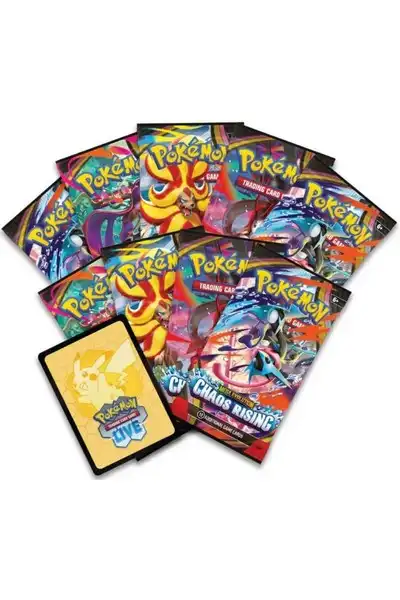 Pokémon TCG Mega Evolution Elite Trainer Box - Chaos Rising – Caos Creciente (ESP) - Imagen 3