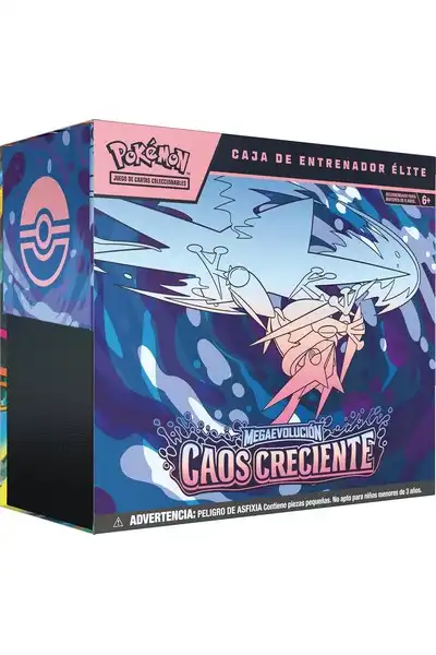 Pokémon TCG Mega Evolution Elite Trainer Box - Chaos Rising – Caos Creciente (ESP)