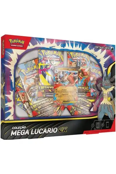 Pokémon TCG – Mega Lucario ex Phantasmal Flames - Fogo Fantasmagorico (Pt)