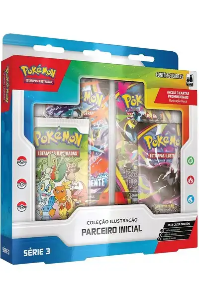 Pokemon TCG: First Parceiro Inicial Serie Tres / Partner Series Three - Box - (PT)