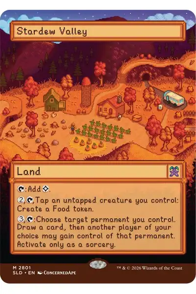 Magic The Gathering: Secret Lair x Stardew Valley: Welcome to Stardew Valley® (Ing) - Imagen 4