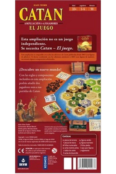 Catan Expansión 5-6 Jugadores - Imagen 2