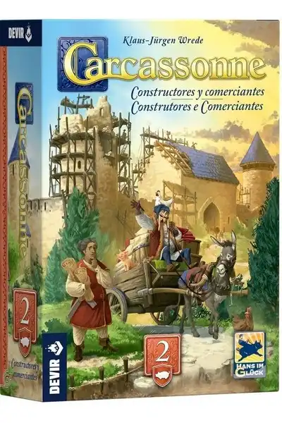 Carcassonne Expansión 02: Constructores y Comerciantes (Nueva Edición)