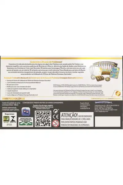 Pokemon TCG: Celebration 30th Anniversary/Celebração de 30 Anos - Advanced Trainer Box - (PT) - Imagen 3