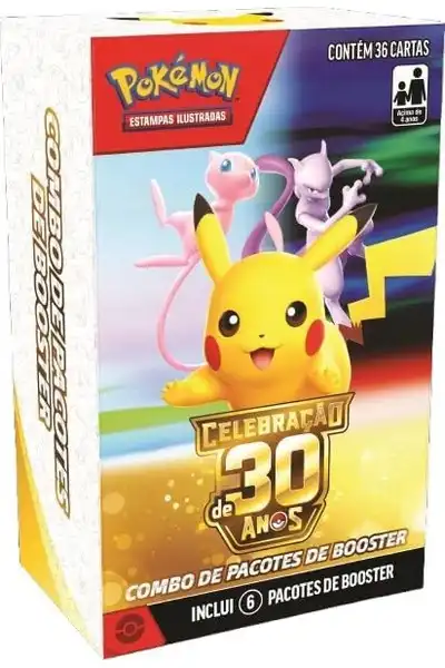 Pokemon TCG: Celebration 30th Anniversary/Celebração de 30 Anos - Booster Bundle - (PT)