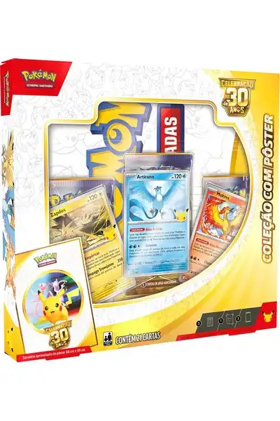 Pokemon TCG: Celebration 30th Anniversary/Celebração de 30 Anos - Poster Collection - (PT)